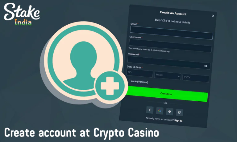 Login and Register Account In Stake Casino